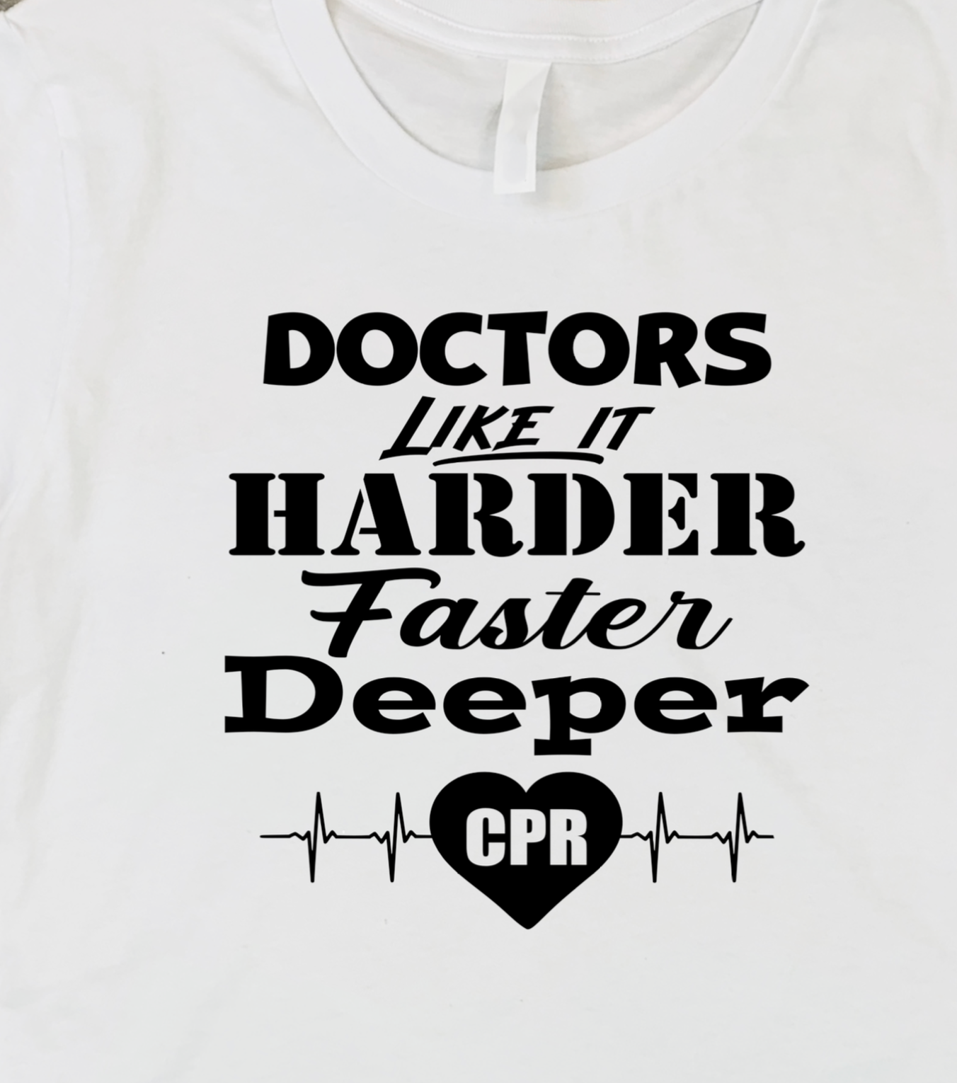 CPR T-Shirt for Medical Professionals - RikkiTikkiTabby