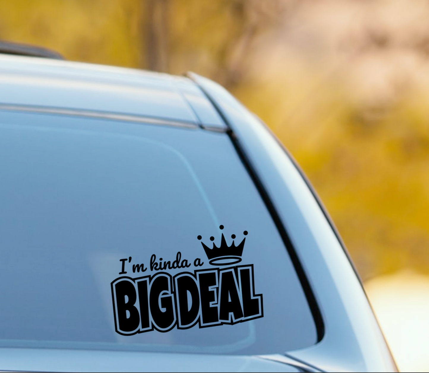 Kinda BIG DEAL DECAL - RikkiTikkiTabby