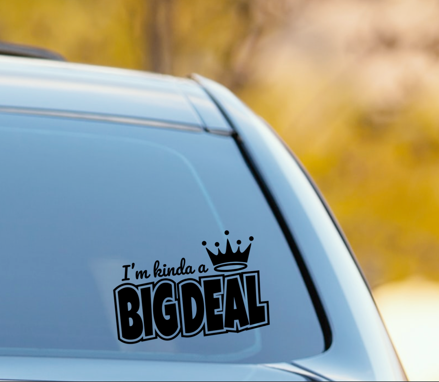 Kinda BIG DEAL DECAL - RikkiTikkiTabby