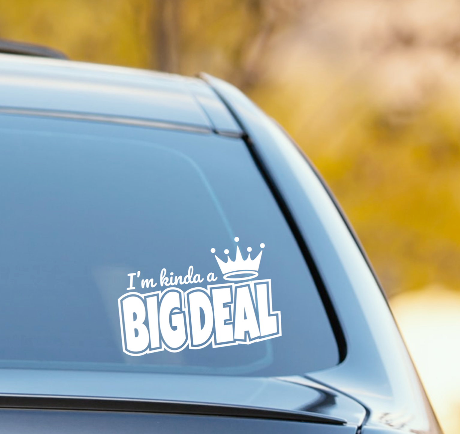 Kinda BIG DEAL DECAL - RikkiTikkiTabby