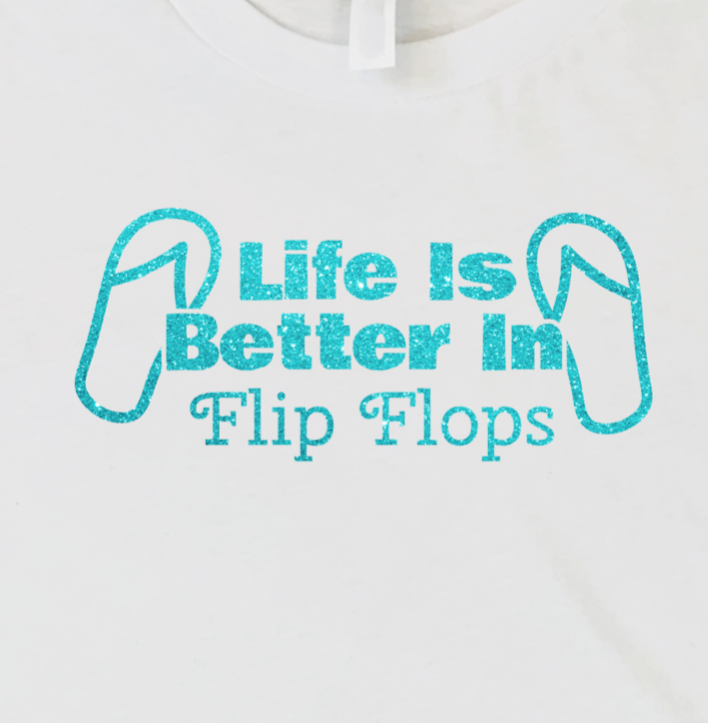 Life Is Better In Flip Flops - RikkiTikkiTabby