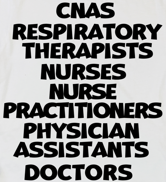 CPR T-Shirt for Medical Professionals - RikkiTikkiTabby