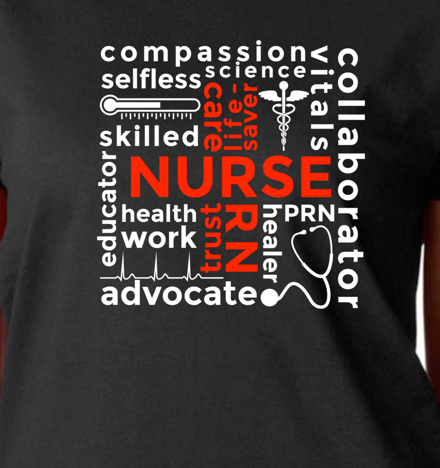 Nurse RN Subway style T-Shirt - RikkiTikkiTabby