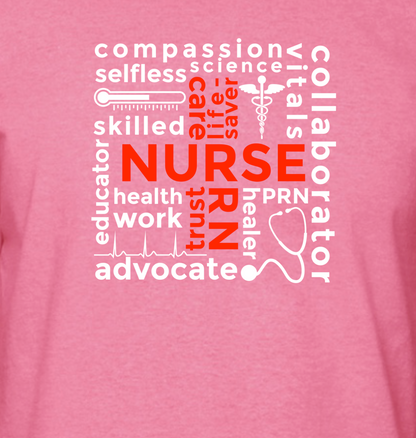 Nurse RN Subway style T-Shirt - RikkiTikkiTabby