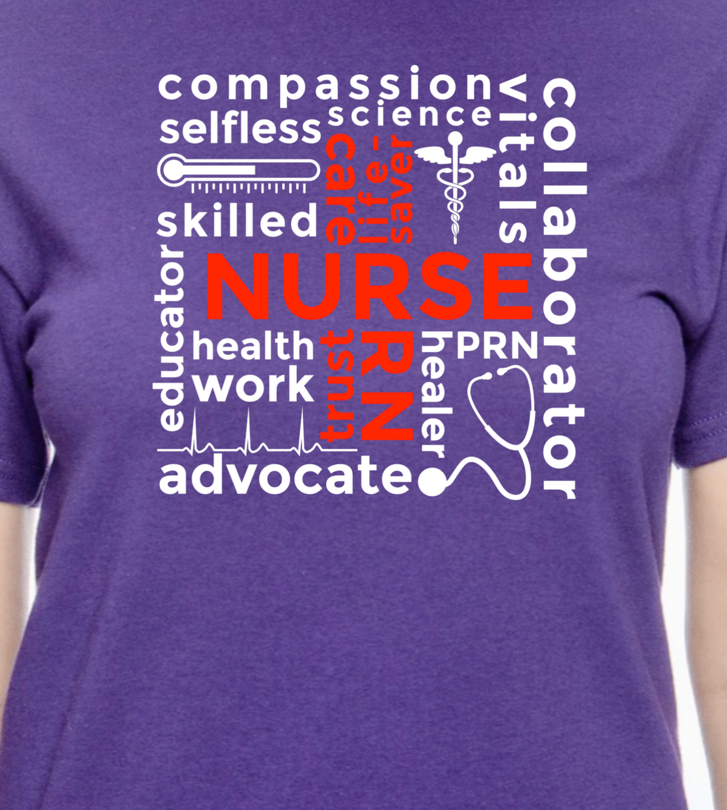 Nurse RN Subway style T-Shirt - RikkiTikkiTabby