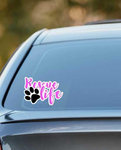 Rescue Life DECAL - RikkiTikkiTabby